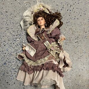 Duck House Porcelain Doll